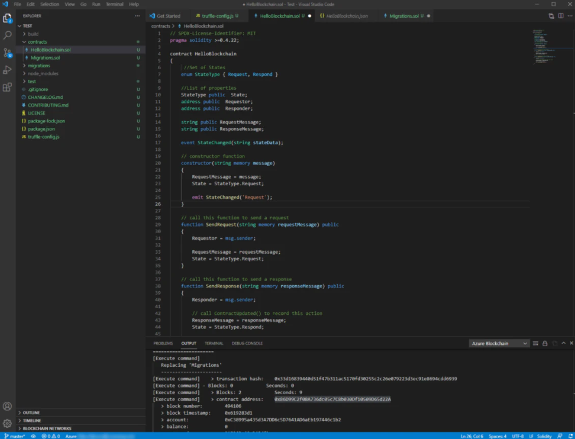 screenshot of ConsenSys Quorum
